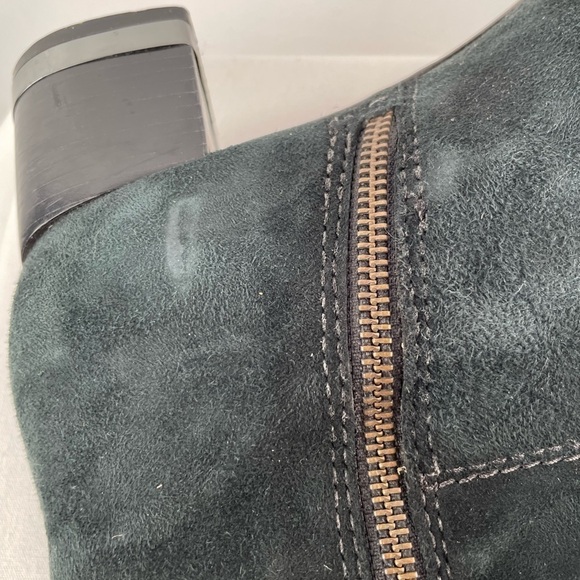 Tory Burch Suede Riding Boots in Black Size 10 - Picture 13 of 16